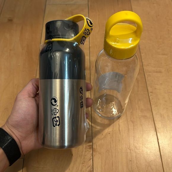 Insulated Travel Mug 22 Oz & Glass Water Bottle - Picture 9 of 12